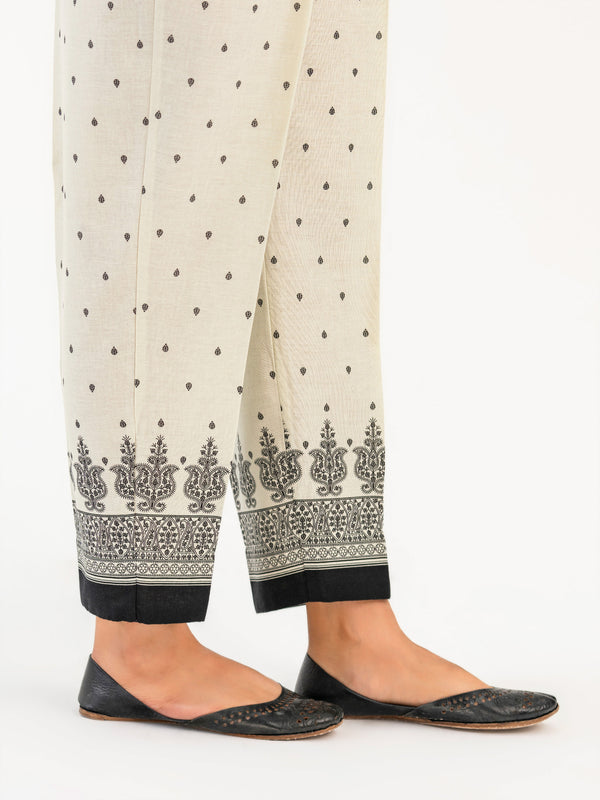 Limelight Printed Khaddar Trouser(Pret)