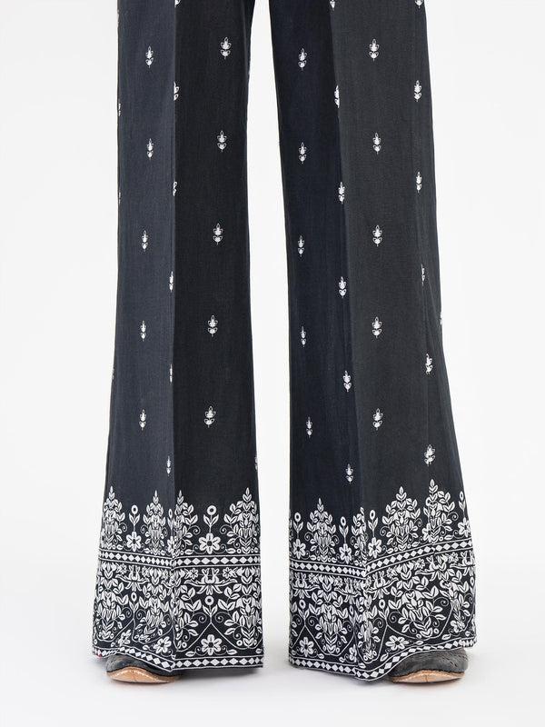 limelight Printed Khaddar Trouser(Pret)