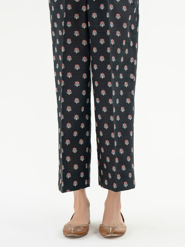 limelight Printed Khaddar Trouser (Pret)