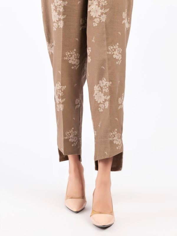 limelight Printed Khaddar Trousers