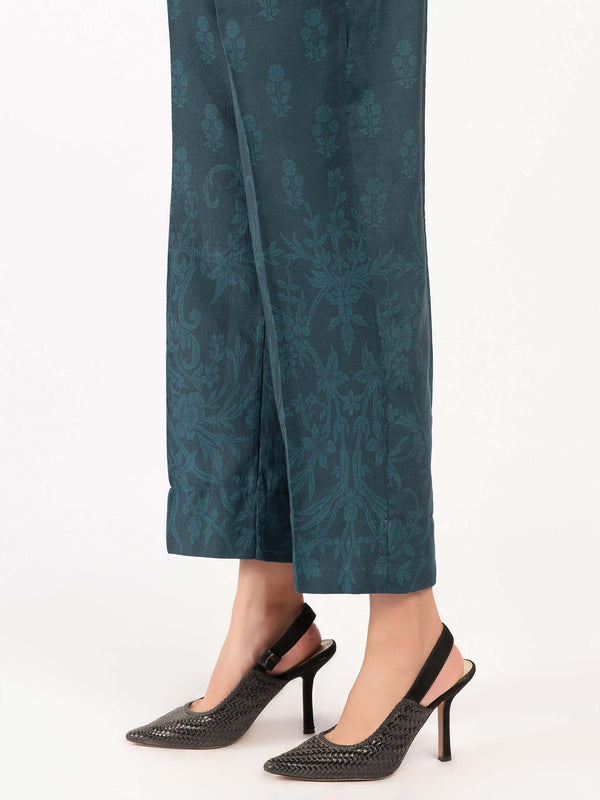 limelight Printed Khaddar Trousers