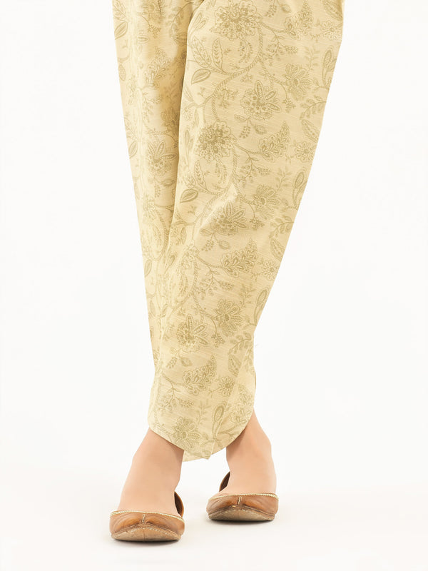 Limelight Printed Khaddar Trousers(Pret)