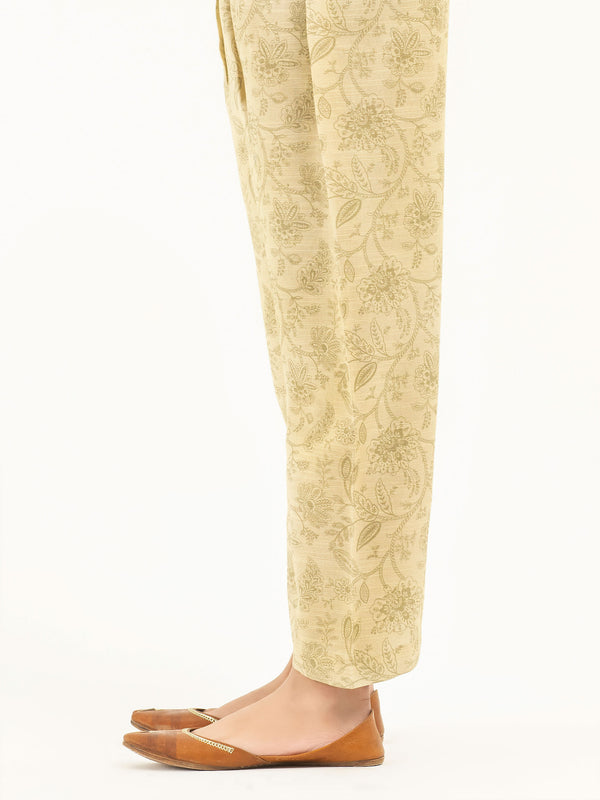 Limelight Printed Khaddar Trousers(Pret)