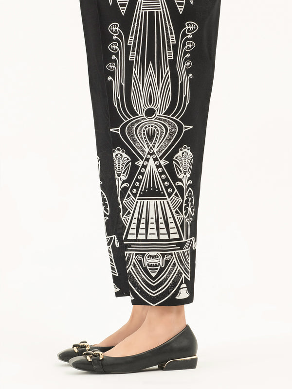 Limelight Printed Khaddar Trousers(Pret)