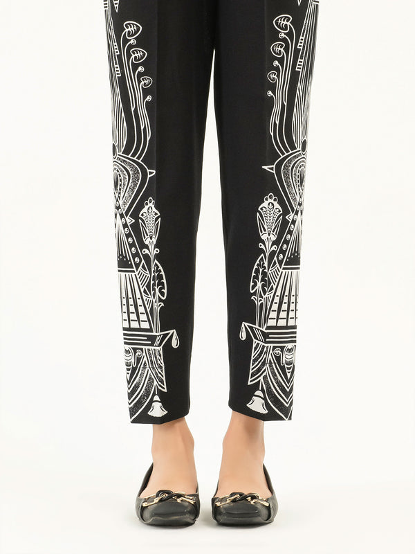 limelight Printed Khaddar Trousers(Pret)
