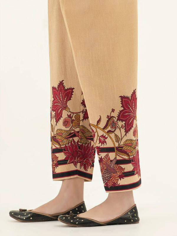 Limelight Printed Khaddar Trousers(Pret)