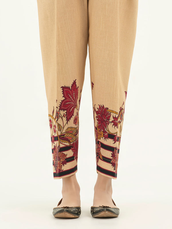 limelight Printed Khaddar Trousers(Pret)