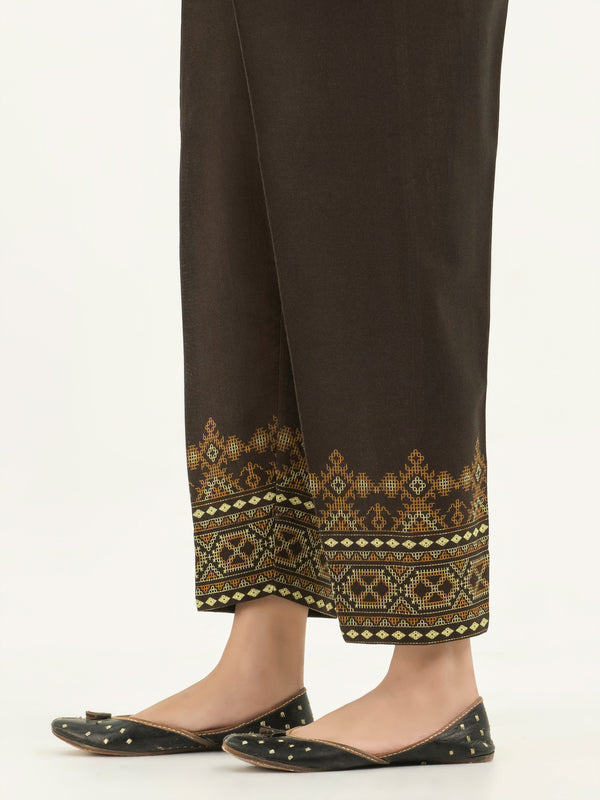 Limelight Printed Khaddar Trousers(Pret)