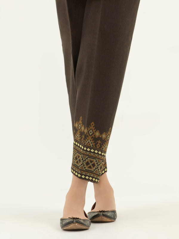 Limelight Printed Khaddar Trousers(Pret)