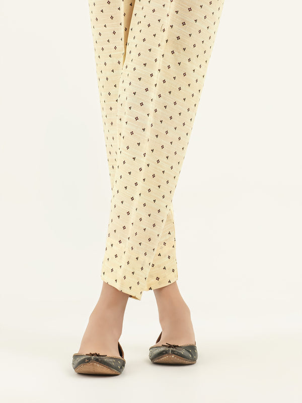 Limelight Printed Khaddar Trousers (Pret)