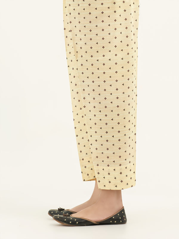 Limelight Printed Khaddar Trousers (Pret)