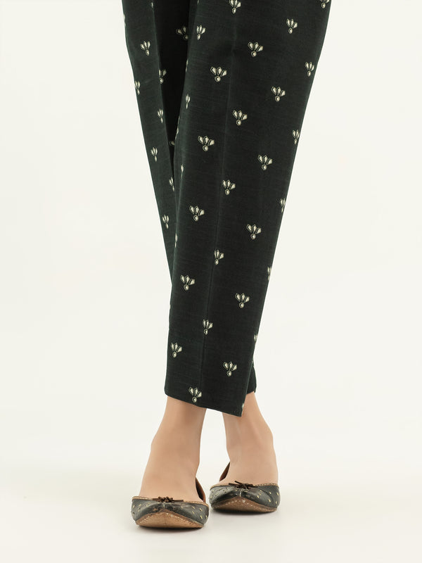 Limelight Printed Khaddar Trousers(Pret)