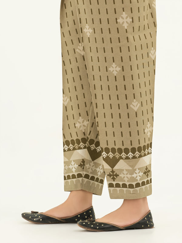 Limelight Printed Khaddar Trousers(Pret)