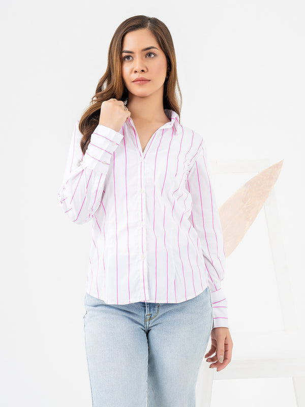 Limelight Printed Satin Top