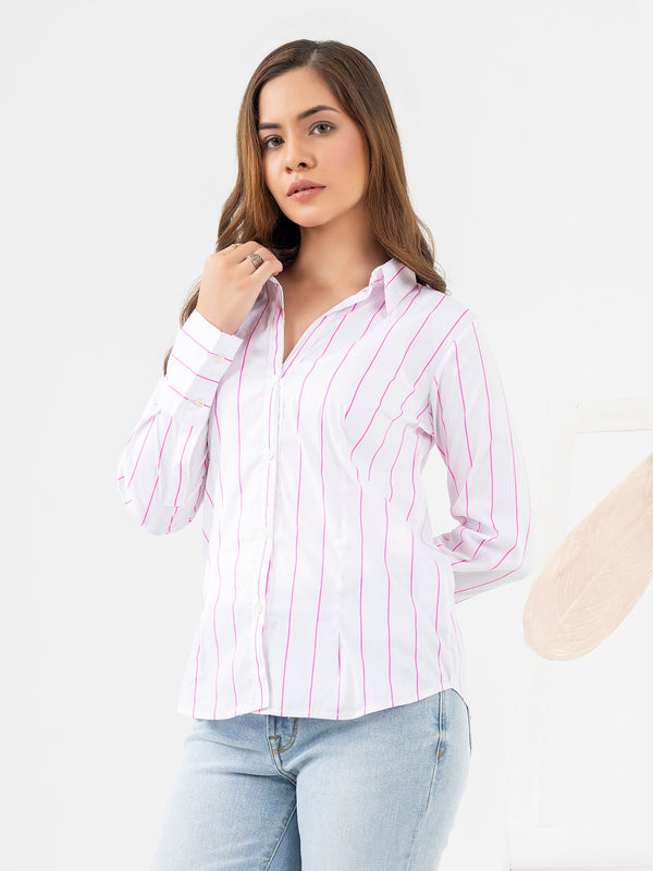 Limelight Printed Satin Top