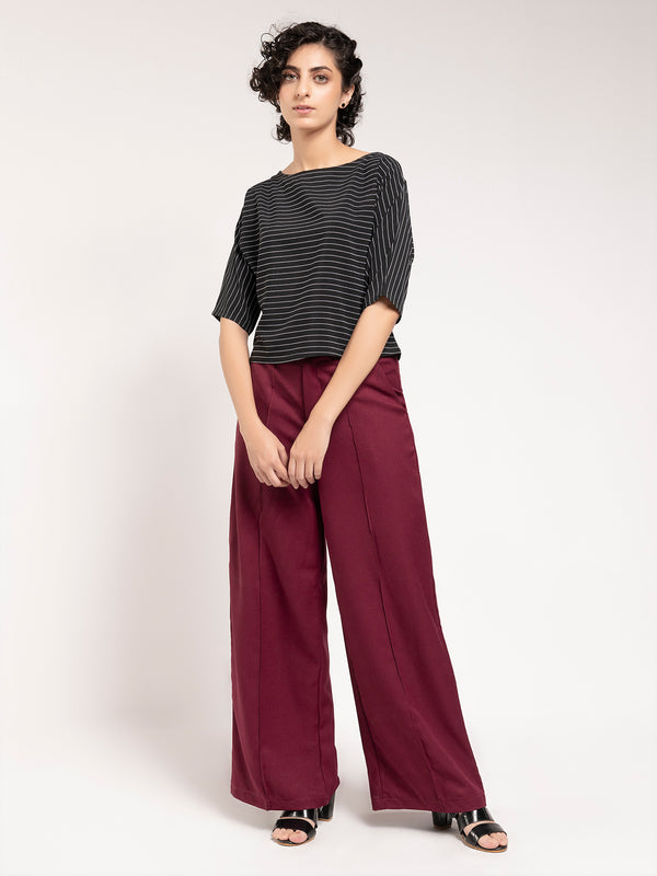 Limelight Printed Silk Crop Top