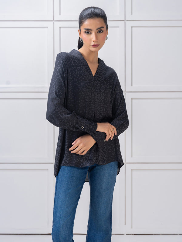 limelight Printed Silk Top