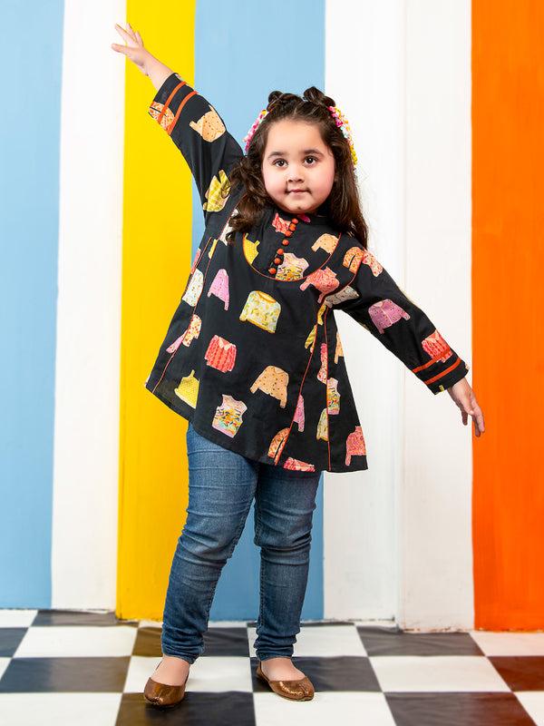 Limelight Printed Top