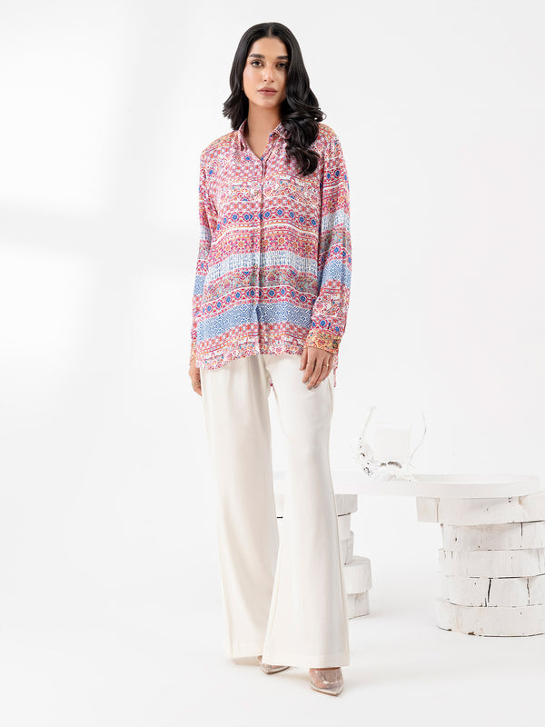 Limelight Printed Viscose Top