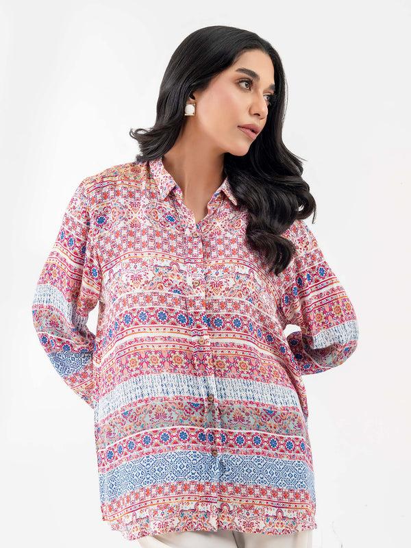 Limelight Printed Viscose Top