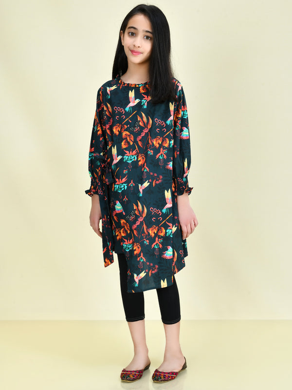 Limelight Printed Winter Cotton Shirt