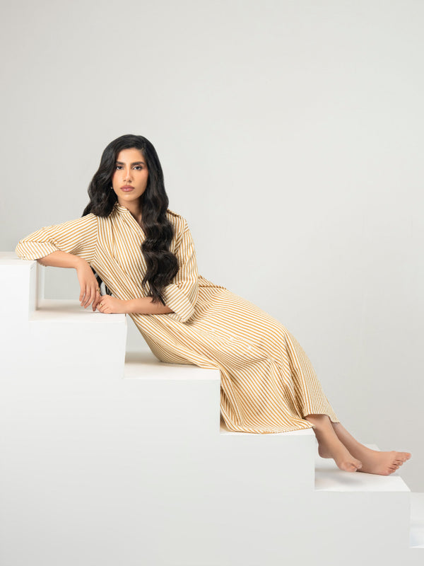 Limelight Printed Yarn Dyed Dress