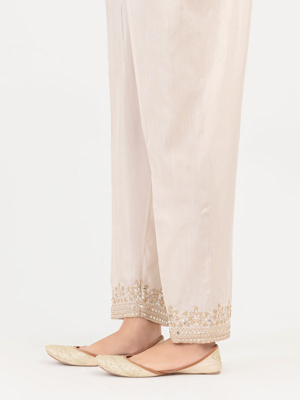 Limelight Raw Silk Trouser-Embroidered (Pret)
