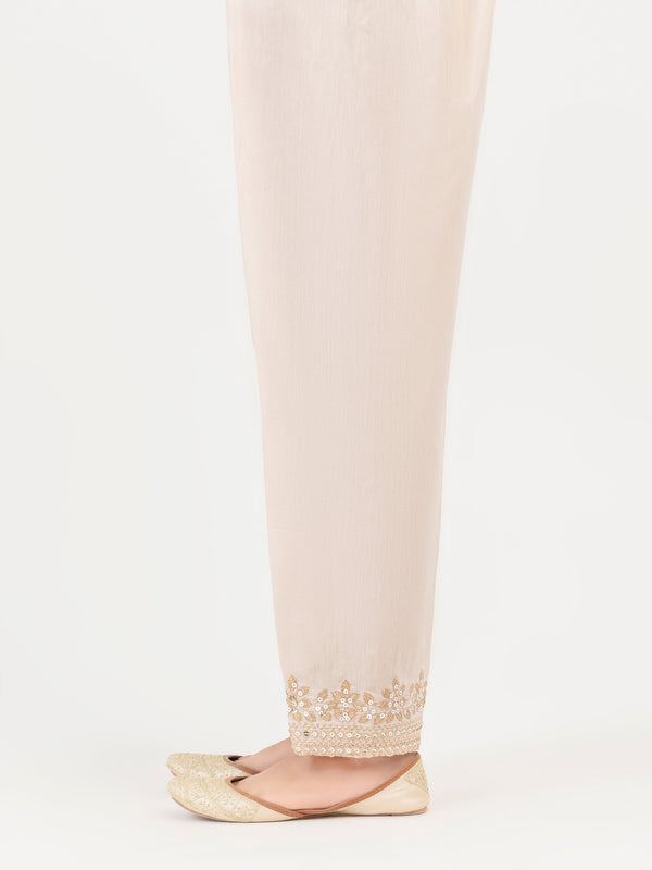 Limelight Raw Silk Trouser-Embroidered (Pret)