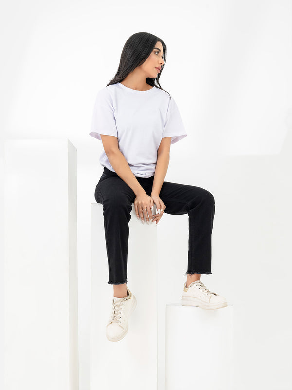 Limelight Ripped Straight Jeans