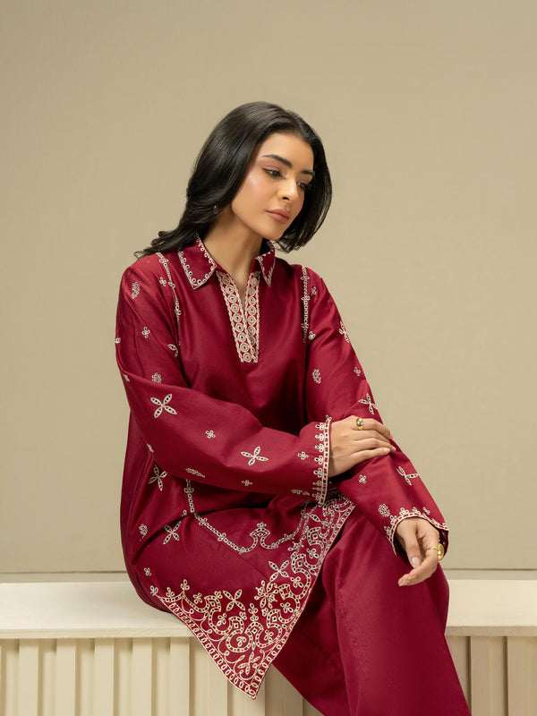 limelight Satin Co-ord-Embroidered