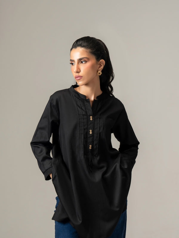 Limelight Satin Kurti-Dyed (Pret)