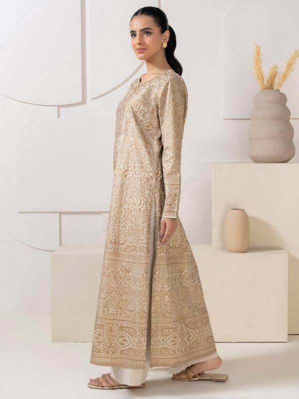 limelight Satin Shirt-Embellished (Pret)