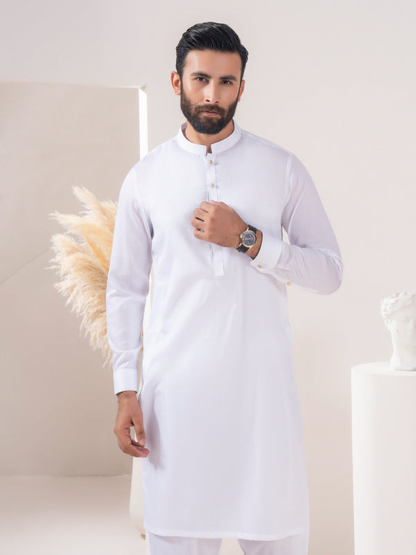 Limelight Satin Suit White