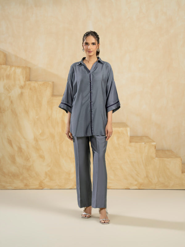 Limelight Silk Co-ord Set-Dyed (Pret)