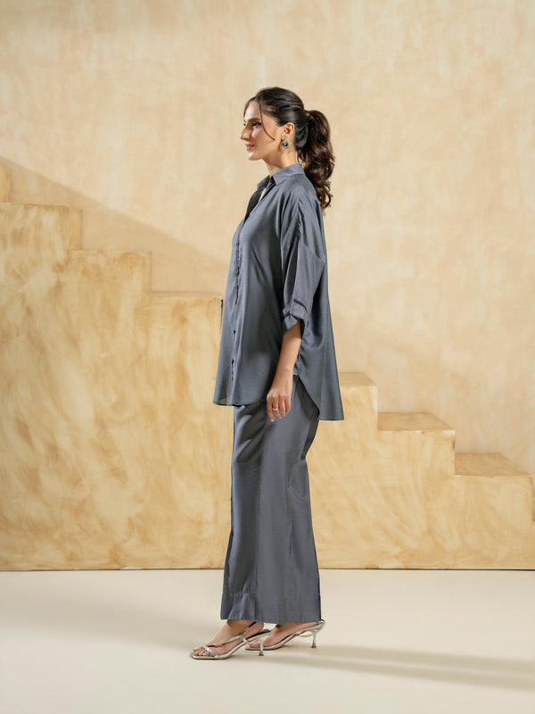 Limelight Silk Co-ord Set-Dyed (Pret)