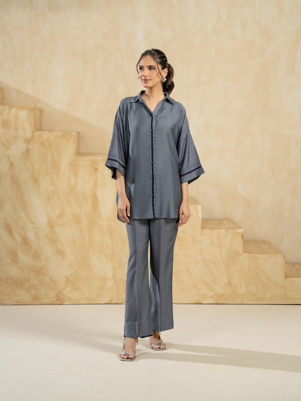 limelight Silk Co-ord Set-Dyed (Pret)