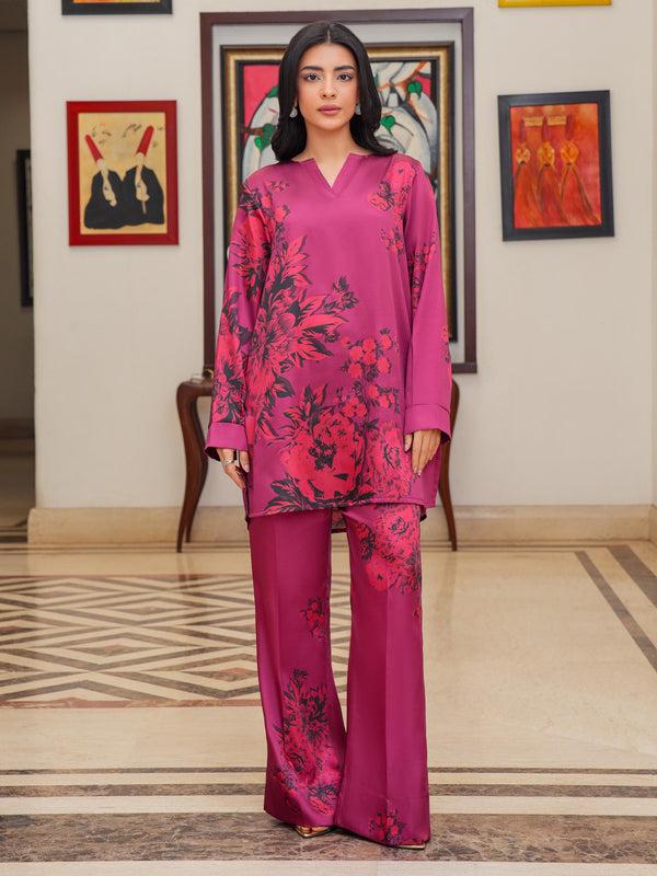 limelight Silk Co-ord Set-Printed (Pret)