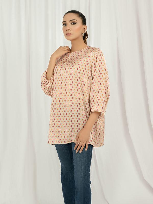 Limelight Silk Kurti-Printed (Pret) (stock Issue)