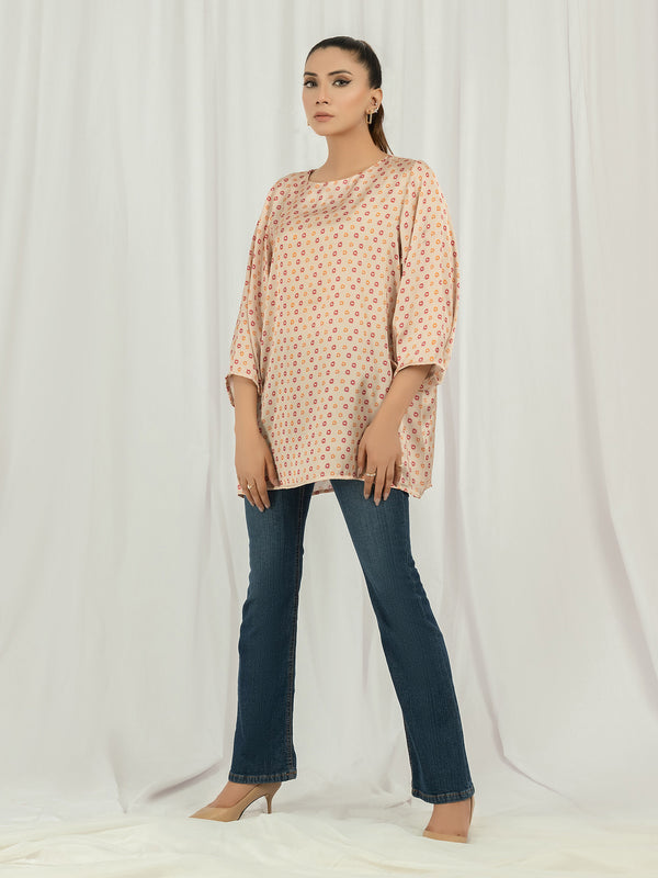 limelight Silk Kurti-Printed (Pret) (stock issue)