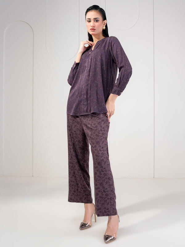 limelight Stone Co-Ord Set-Printed (Pret)