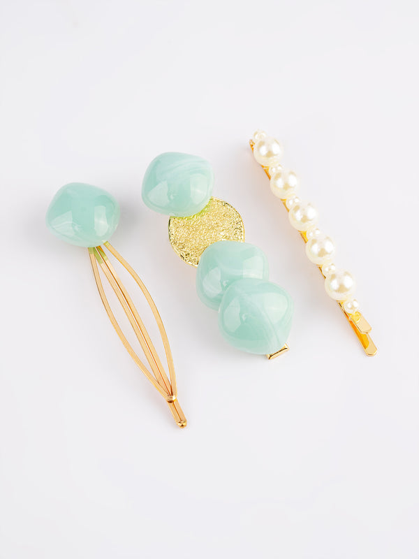 limelight Stone Embellished Hair Clip Set