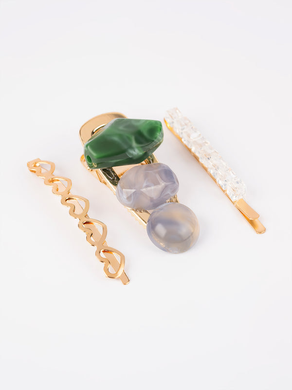 limelight Stone Embellished Hair Clips