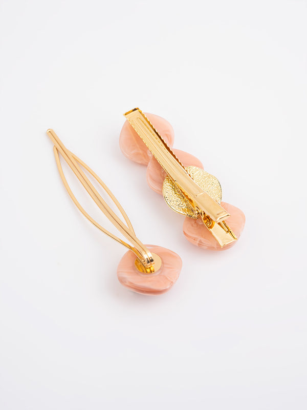 Limelight Stone Hair Pins