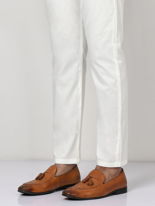 limelight Straight Trouser - Off White
