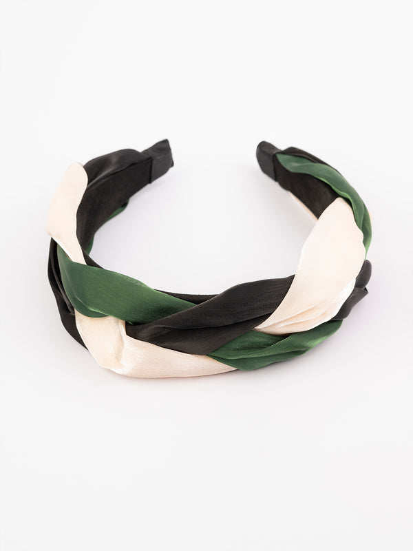 Limelight Tri Tone Braided Hair Band