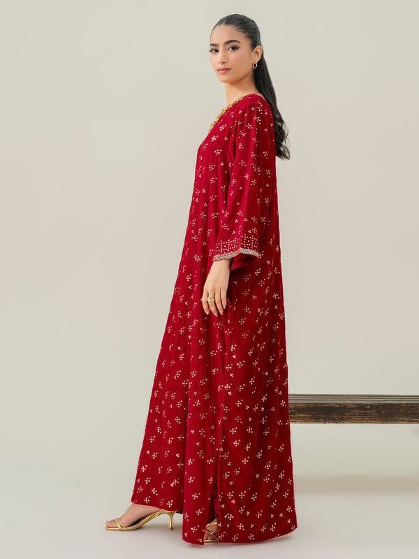 Limelight Velvet Kaftan-Embroidered (Pret)