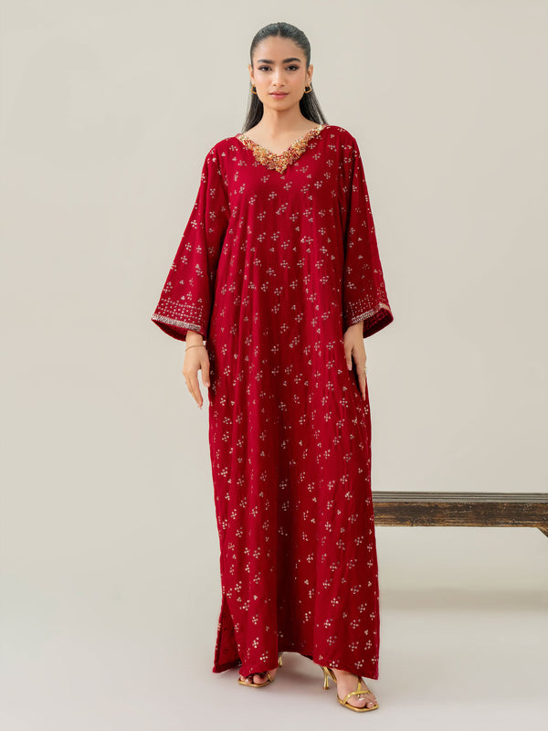 limelight Velvet Kaftan-Embroidered (Pret)