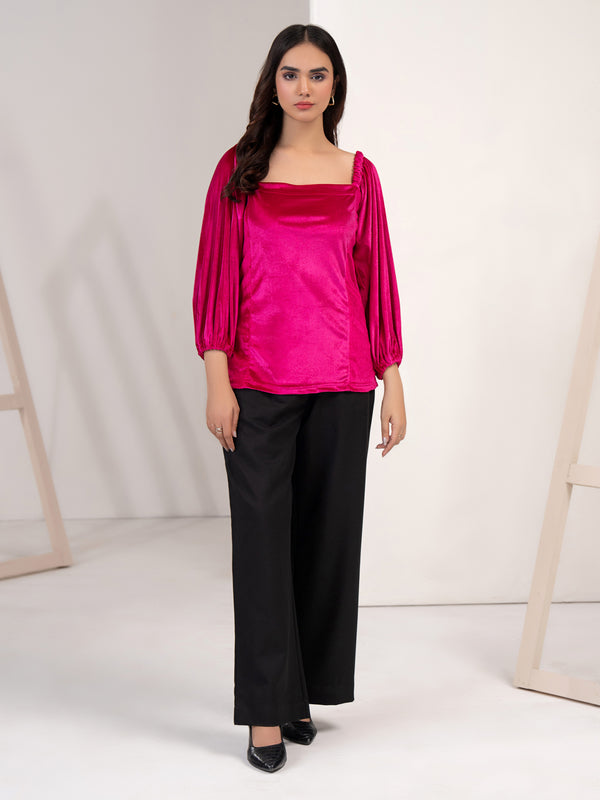 Limelight Velvet Top-Dyed