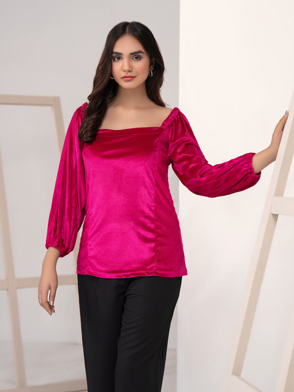 Limelight Velvet Top-Dyed