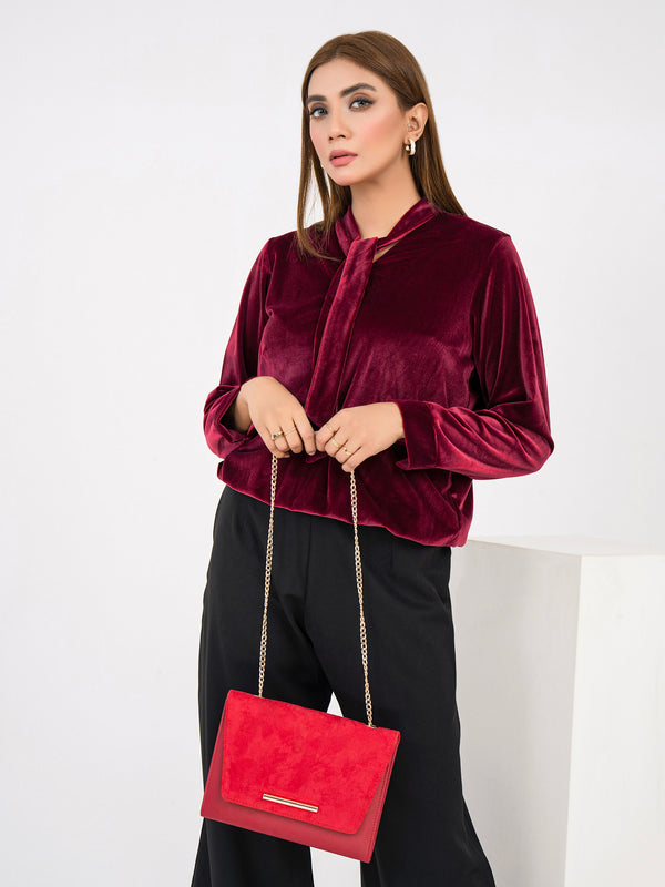 Limelight Velvet Top-Dyed